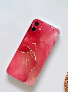 Marble Pattern Phone Case - Multicolor - View 2