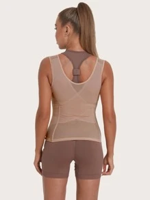 Sports Waist Trainer Vest - Apricot - View 2
