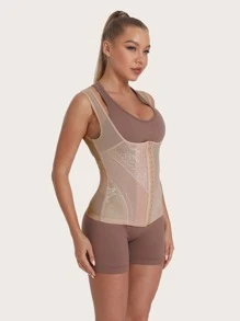 Sports Waist Trainer Vest - Apricot - View 3