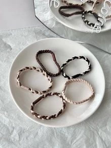 5 chiếc Thắt tóc hai tông màu - Nhiều màu - Xem 3