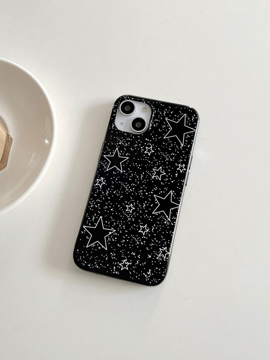 Ốp Điện Thoại In Hình Ngôi Sao Tương Thích Với iPhone15/15Plus/15Pro/15Promax - màu đen - Xem 1
