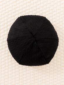 小女童拼接星星網紗荷葉邊洋裝 - 黑色 - 查看 4