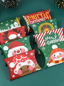 10pcs Christmas Pattern Random Gift Box - Multicolor - View 2