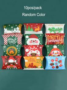 10pcs Christmas Pattern Random Gift Box - Multicolor - View 4