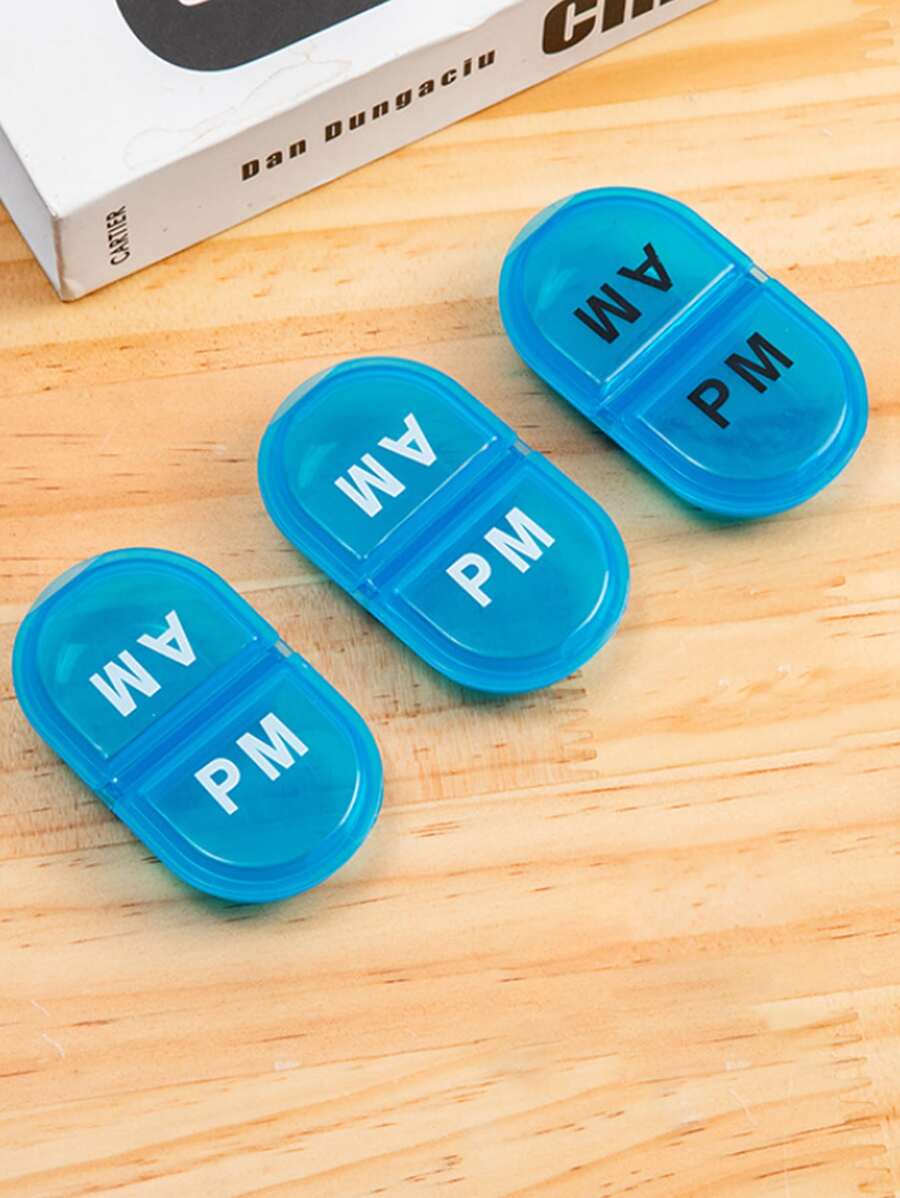 1pc Portable Random Medicine Storage Box - Multicolor - View 1