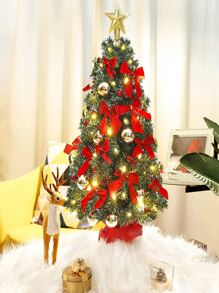 1pc Trang trí Cây thông Noel Fluffy - trắng - Xem 3