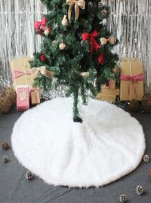 1pc Trang trí Cây thông Noel Fluffy - trắng - Xem 6