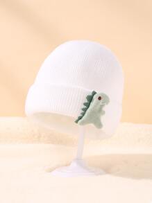 Baby Dinosaur Decor Hat - White - View 1