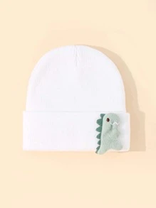 Baby Dinosaur Decor Hat - White - View 2