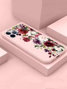 花卉玫瑰花手機殼，適用於 iPhone 15/15 Pro/15 Plus/15 Pro Max/14/14 Plus/14 Pro/14 Pro Max/11 Pro Max/12/12 Pro/12 Pro Max/13/13 Pro/13 Pro Max/ 11/11 Pro和 Samsung S24uu/S24+/ S24防護殼 - 彩色 - 查看 2