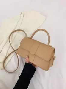 極簡風格翻蓋方包