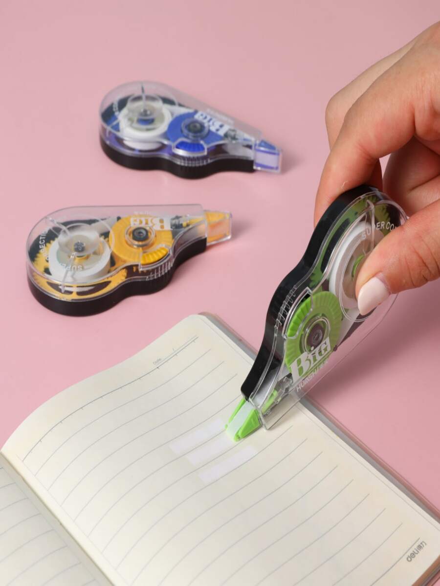 3入組隨機色修正帶