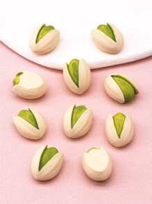 10pcs Simulation Pistachio Design DIY Hair Accessory - Multicolor - View 2