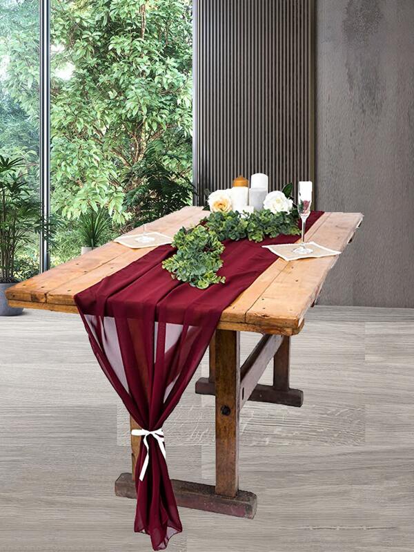 Simple Plain Table Runner SHEIN USA