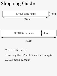Solid Table Runner - Grey - View 3