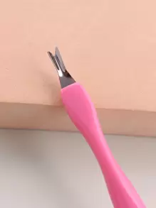 Biến đổi móng tay của bạn với dụng cụ loại bỏ da chết cứng móng tay loại bỏ lớp biểu bì 1 chiếc dụng cụ loại bỏ da chết móng tay cho phụ nữ và trẻ em gái, đồ dùng làm móng, dụng cụ làm móng, dụng cụ làm móng, trở lại trường, móng tay, dụng cụ làm móng để ấn vào móng tay - Hồng - Xem 4