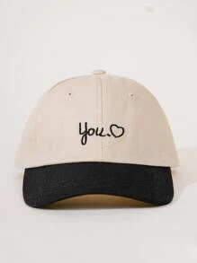 心和字母刺繡棒球帽 - 彩色 - 查看 1