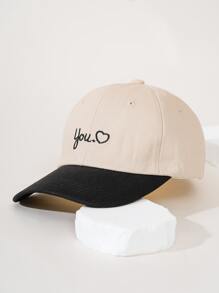 心和字母刺繡棒球帽 - 彩色 - 查看 3