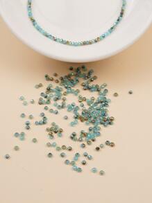 200pcs Random Glass Bead DIY Jewelry Accessory - Multicolor - View 2