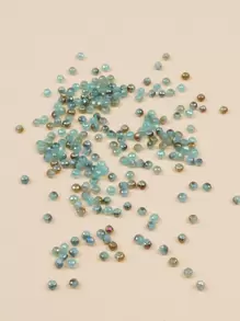 200pcs Random Glass Bead DIY Jewelry Accessory - Multicolor - View 3