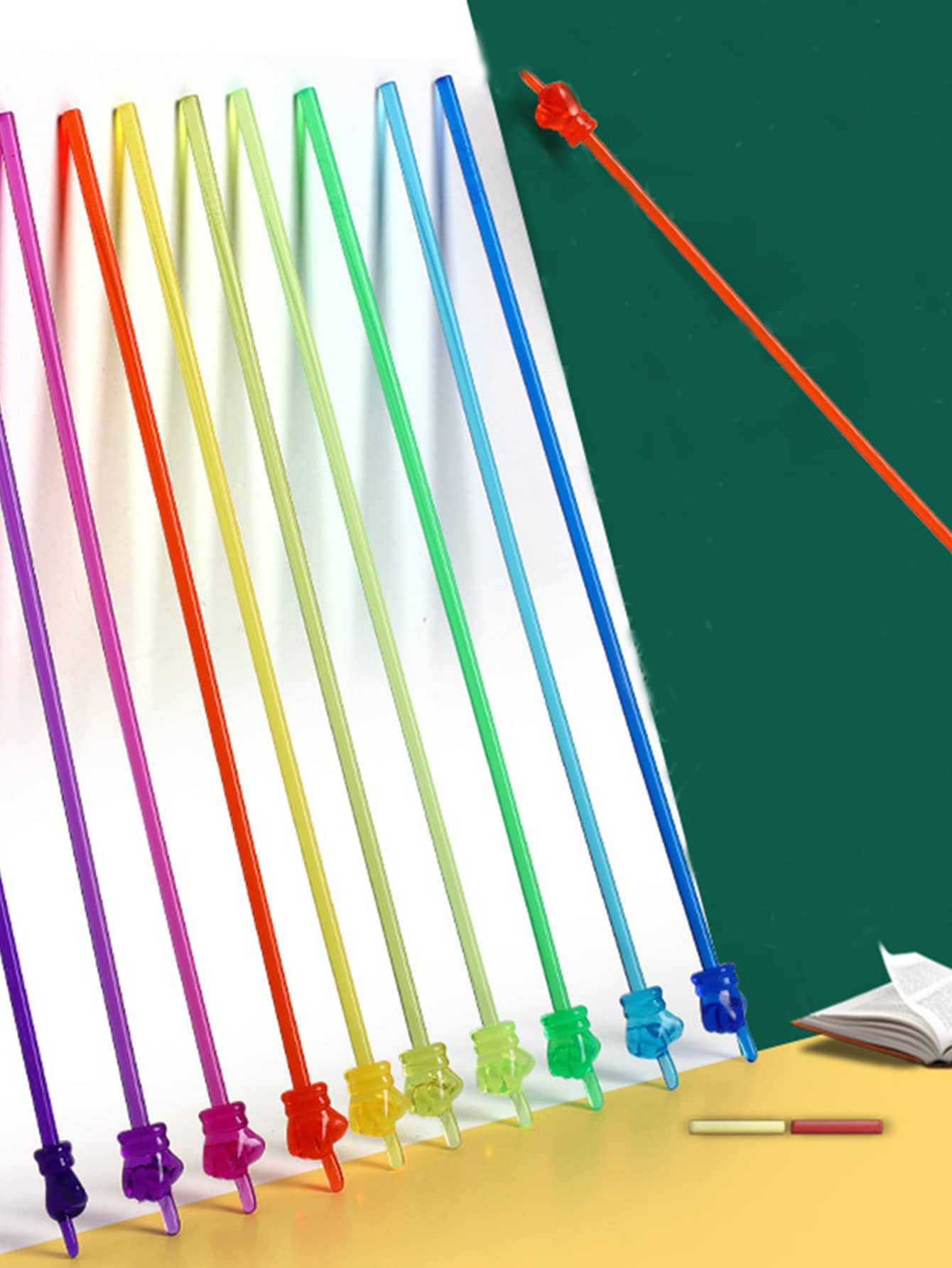 1入組隨機色教學指針 - 彩色 - 查看 1