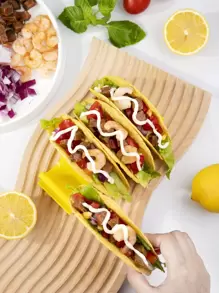 SHEIN Basic living 1pc Plain Taco Stand, Yellow Plastic Taco Holder Rack For Kitchen - Yellow - View 9