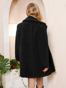 RELISH NOLESS 女式休闲仿皮草双排扣夹克，秋冬