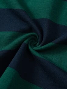 男大童休閒舒服長袖條紋圖案T恤