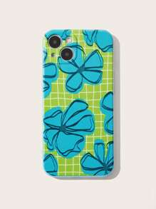 Emily Vidovich Flower & Plaid Pattern Phone Case - Multicolor - View 1
