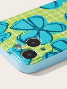 Emily Vidovich Flower & Plaid Pattern Phone Case - Multicolor - View 2