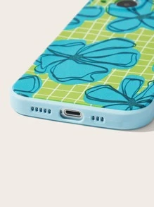 Emily Vidovich Flower & Plaid Pattern Phone Case - Multicolor - View 3