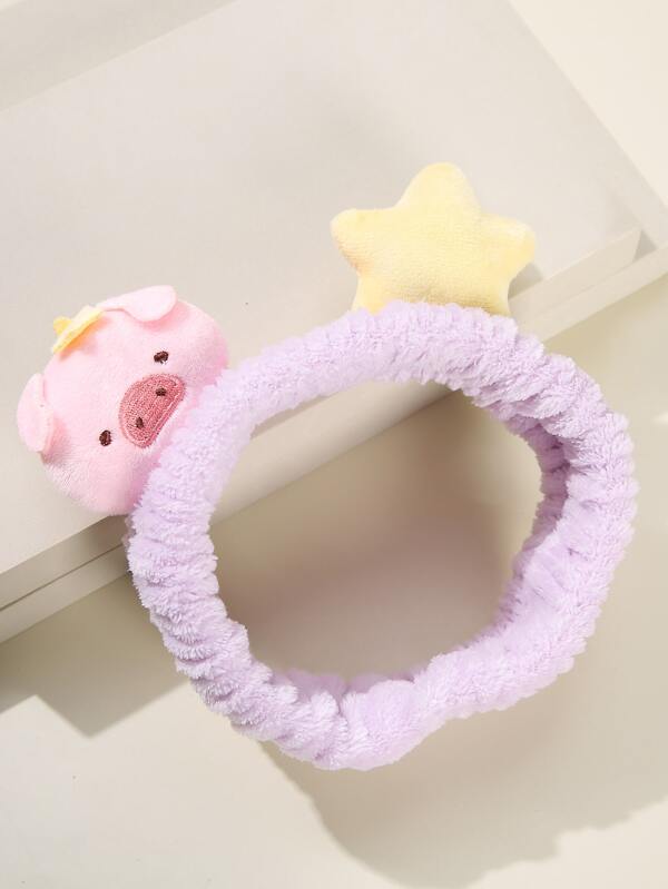Cartoon Animal & Star Decor Bath Headband, Cute Bath Hair Band For Bathroom SHEIN USA