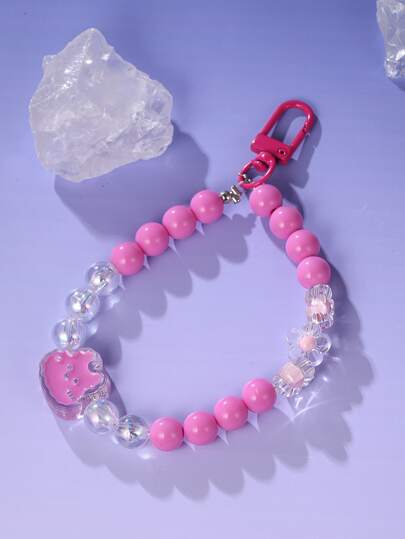 حلية حقيبة تصميم رسوم كارتون نمط الأرنب بتصميم مطرز