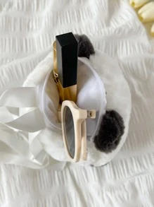 兒童卡通熊貓設計毛茸茸異形包