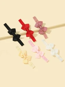 6 cái nơ trang trí tóc cho bé - Nhiều màu - Xem 2