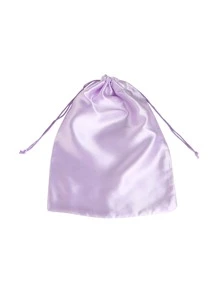 2pcs Plain Wig Storage Bag - Mauve Purple - View 3