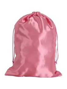 3pcs Satin Wig Storage Bag - Dusty Pink - View 2