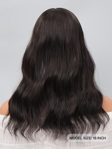 夾片卷合成纖維劉海 - 黑色 - 查看 8