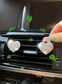 2入組愛心設計汽車空氣清新器 - 彩色 - 查看 1