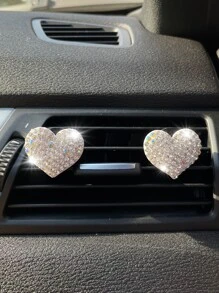 2入組愛心設計汽車空氣清新器 - 彩色 - 查看 5