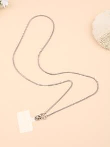 2pcs Phone Lanyard Set - Silver - View 4