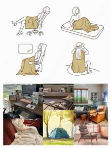 Chăn mờ đặc - Màu vàng - Xem 6