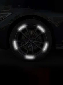 20pcs Car Reflective Sticker - Grey - View 2