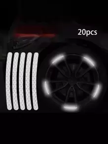 20pcs Car Reflective Sticker - Grey - View 8