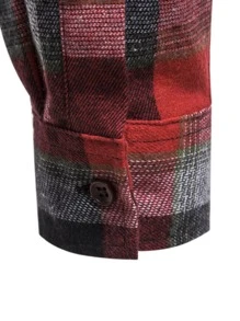 Manfinity Homme Loose Men's Checked Button Up Shirt - Multicolor - View 4