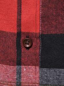 Manfinity Homme Loose Men's Checked Button Up Shirt - Multicolor - View 5