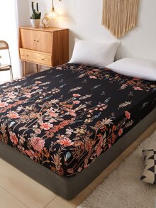 Flower Pattern Fitted Sheet - Multicolor - View 7
