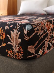Flower Pattern Fitted Sheet - Multicolor - View 2