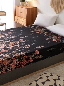 Flower Pattern Fitted Sheet - Multicolor - View 5