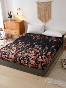 Flower Pattern Fitted Sheet - Multicolor - View 6